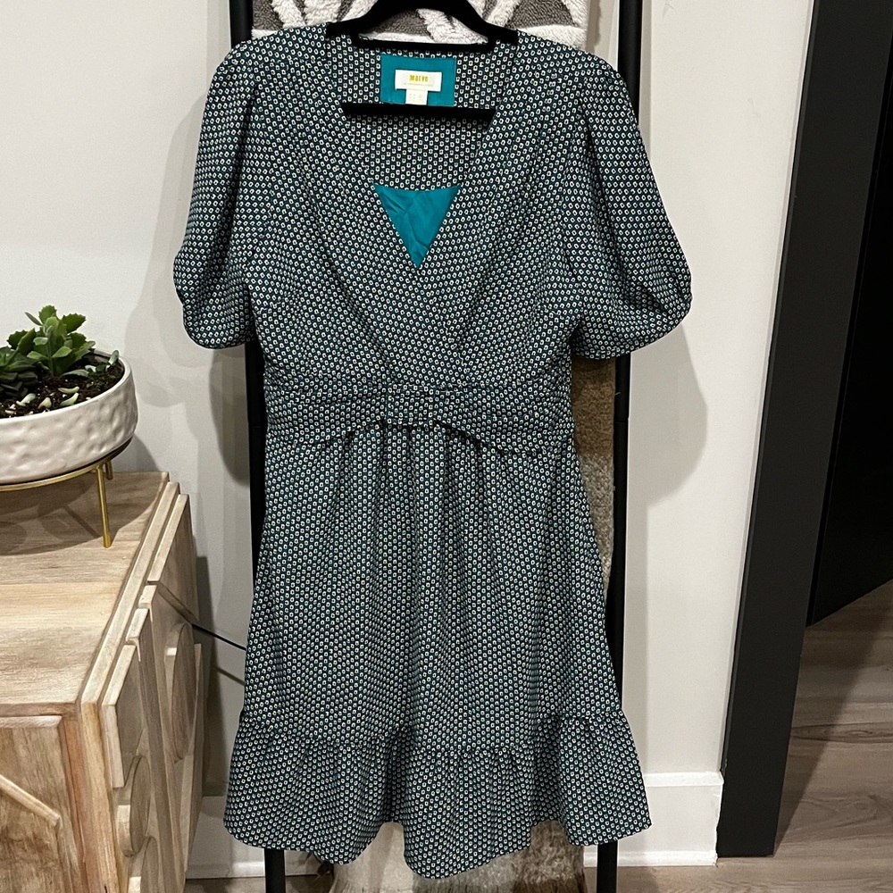 Anthropologie- Maeve - Retro style belted dress - SZ: 12